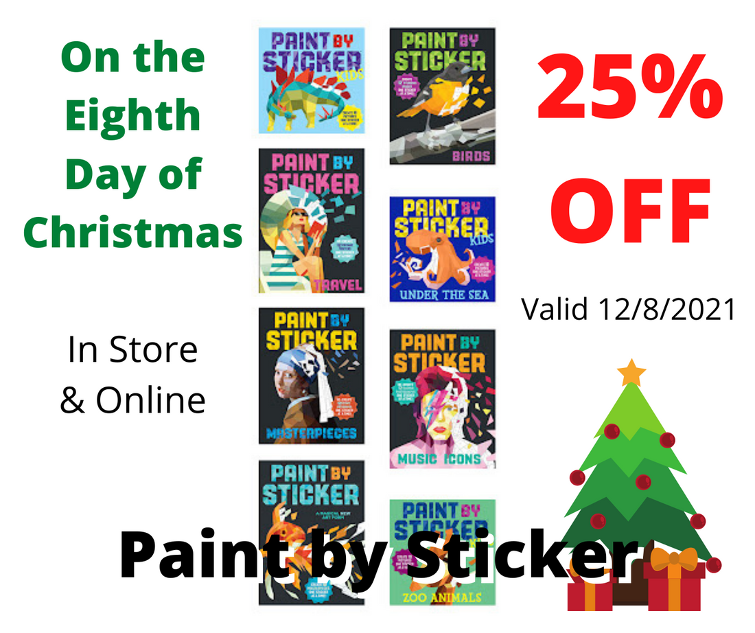 On the Eighth Day of Christmas - Paint by Sticker