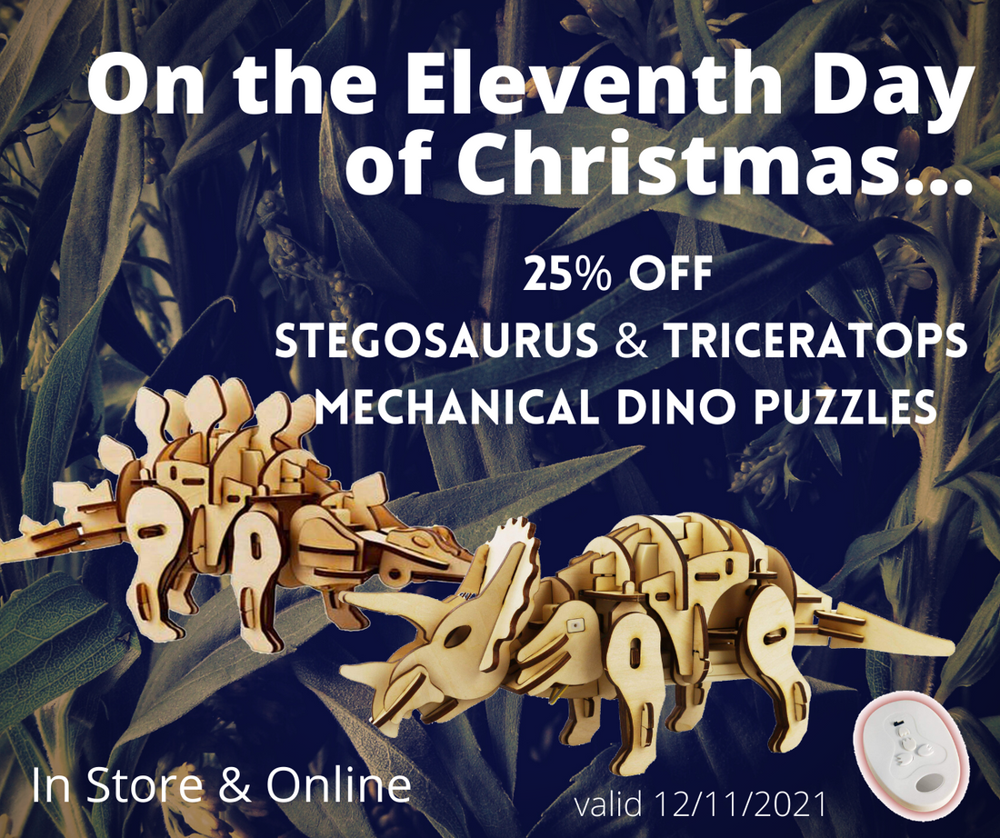 On the Eleventh Day of Christmas - Mechanical Dinos