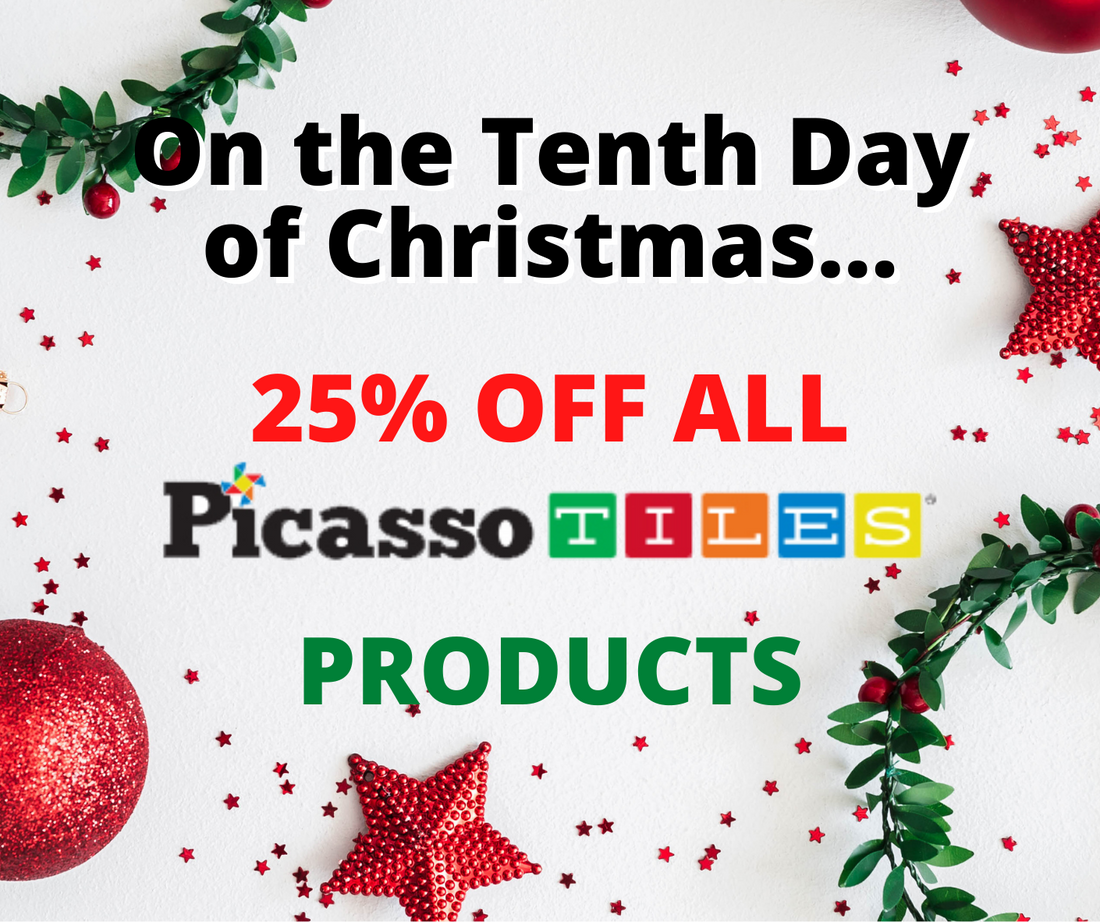 On the Tenth Day of Christmas - Picasso Tiles