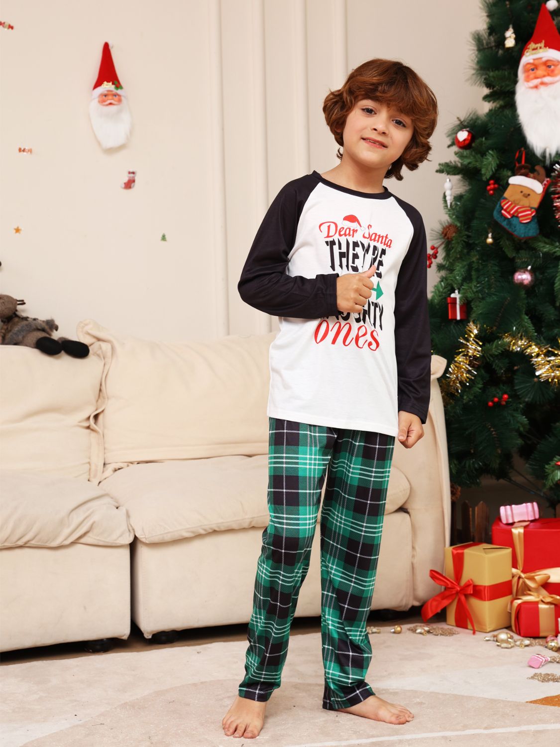 They're the Naughty One - Holiday PJ Set (Toddler/Youth)