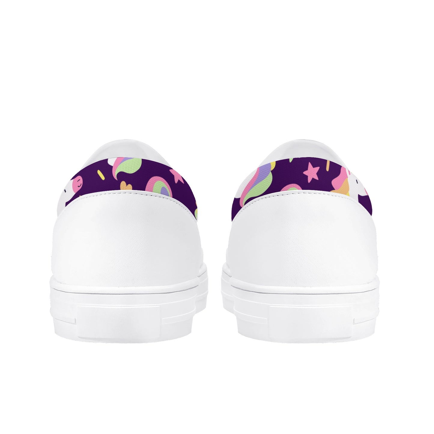 Unicorns and Cupcakes - Kid's Slip On Shoes