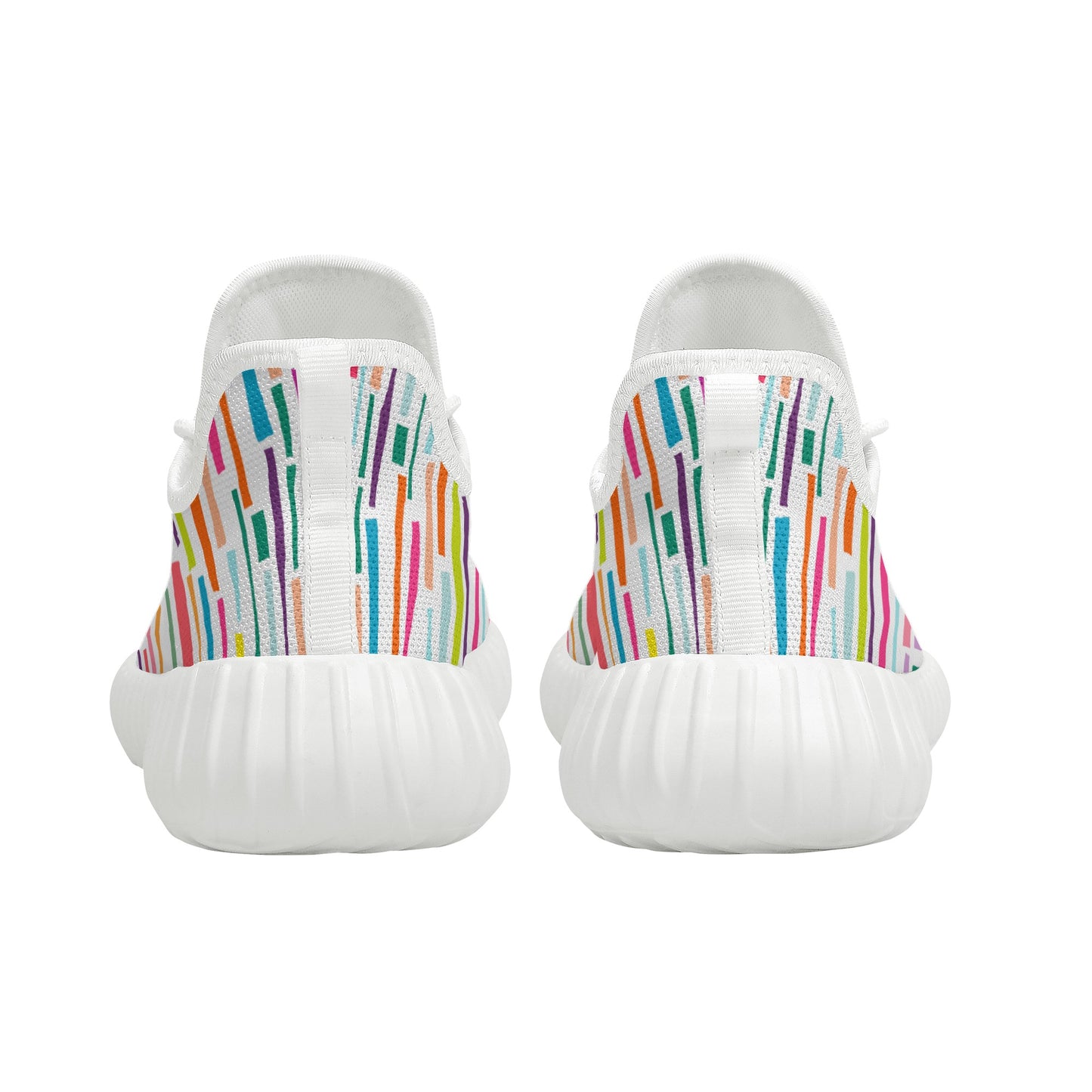 Lines of Color - PreTeen - Women's Mesh Knit Sneakers