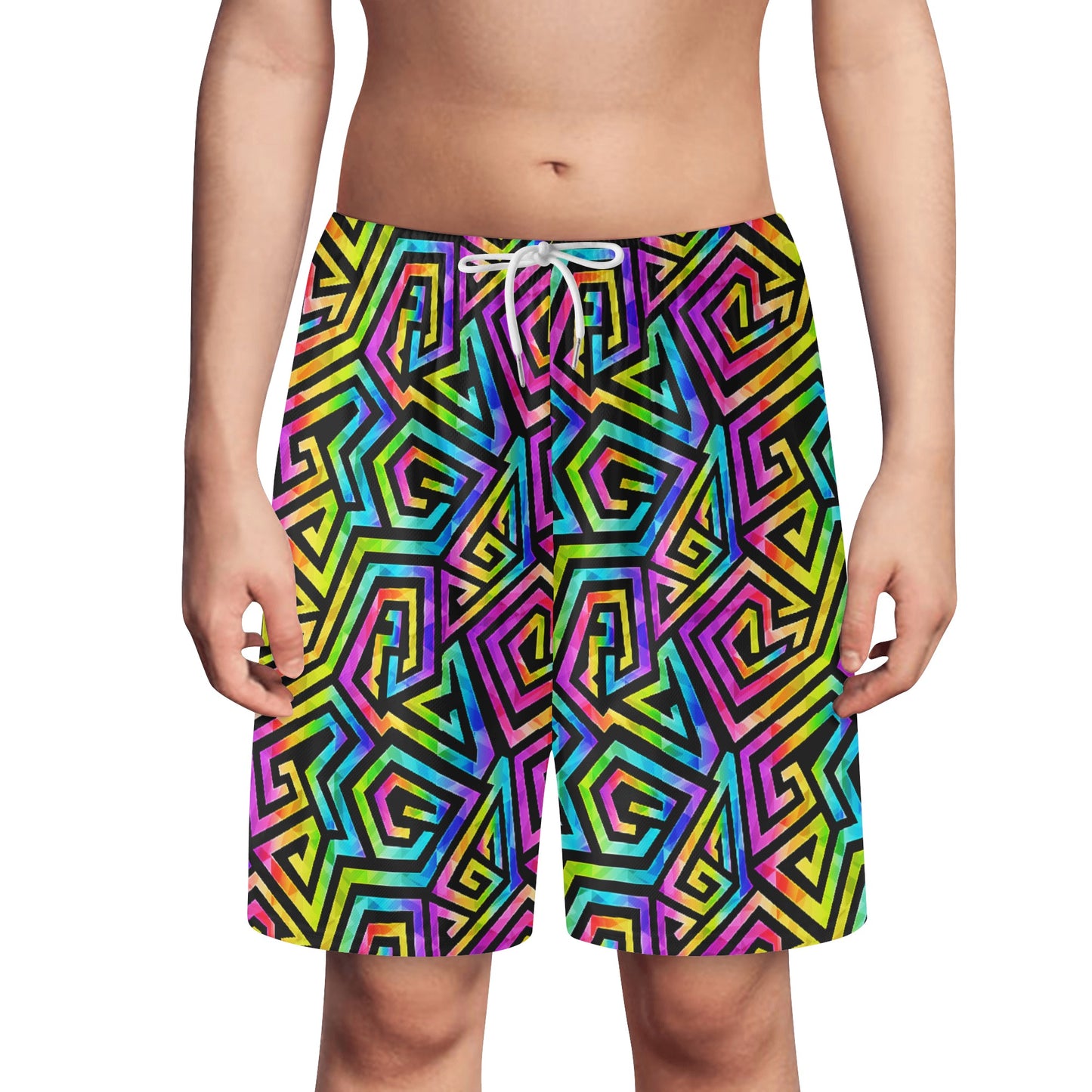 Rainbow Lightning - Youth Lightweight Beach/Swim Shorts