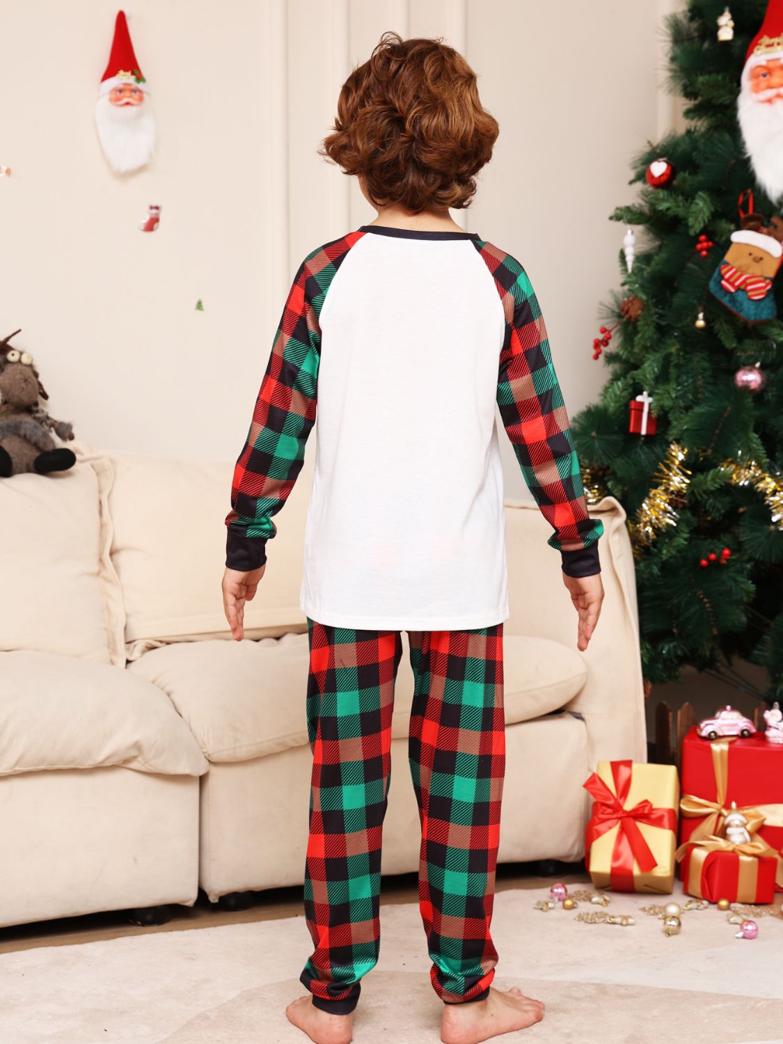 Plaid Reindeer - Holiday PJ Set (Toddler/Youth)
