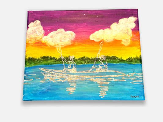 Ghosts on the Water - Acrylic on Canvas