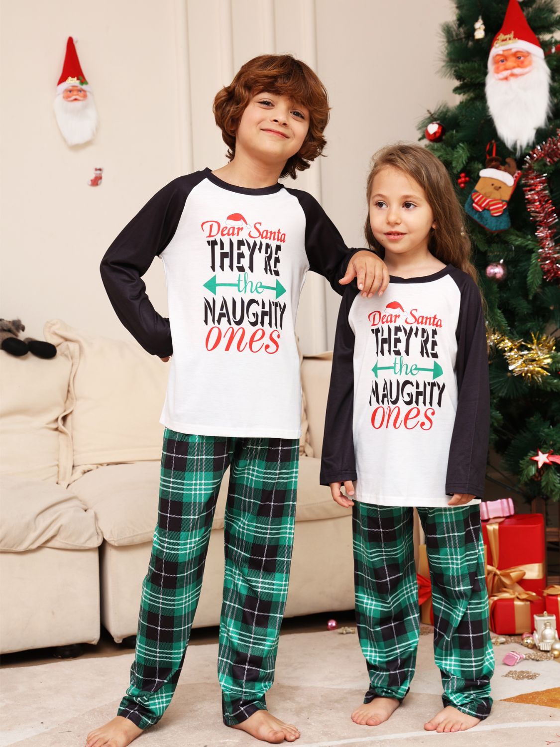 They're the Naughty One - Holiday PJ Set (Baby)
