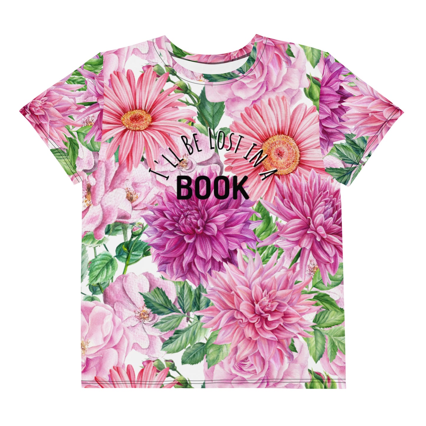 Avid Reader - I'll be Lost in a Book - Floral Dreamy Tee