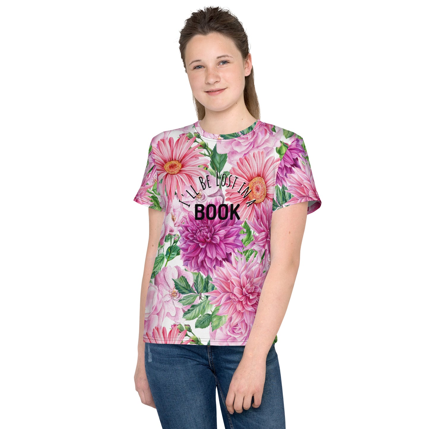 Avid Reader - I'll be Lost in a Book - Floral Dreamy Tee