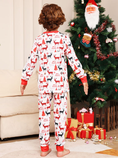 Reindeer Print - Holiday PJ Set (Todder/Youth)