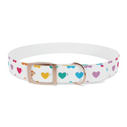 Pastel Rainbow Love - Dog Collar
