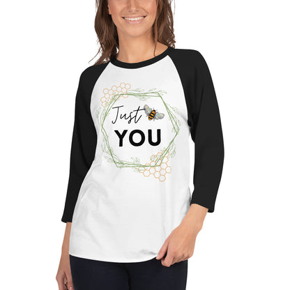 Just "Bee" You Baseball Style Top - Adult