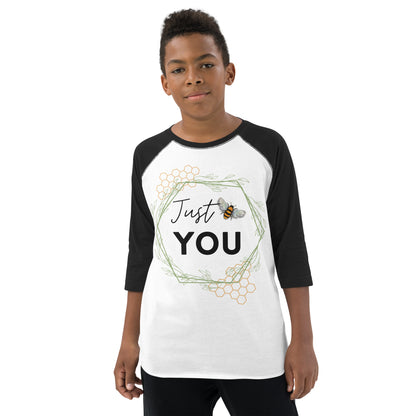 Just "Bee" You baseball style top - Youth